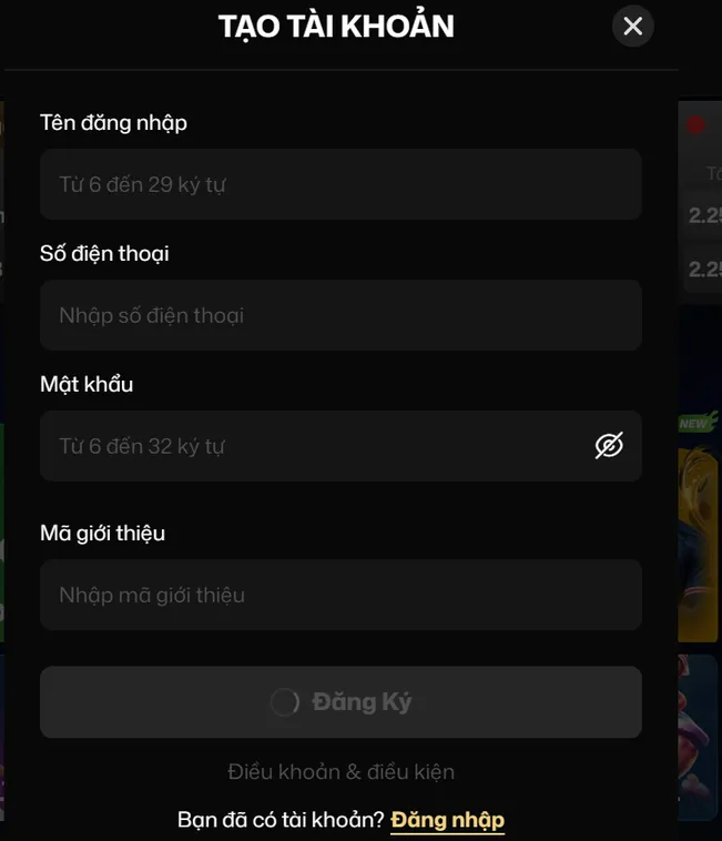 Đăng Ký VaoBet Trở Thành Hội Viên Chính Thức Của Nhà Cái Đẳng Cấp Quốc Tế