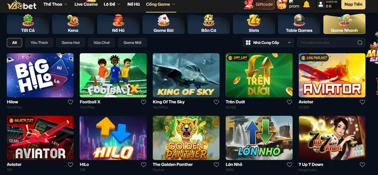 Chinh Phục Siêu Phẩm Game Nhanh Vương Miện Và Mỏ Vàng Tại VaoBet Đỉnh Cao