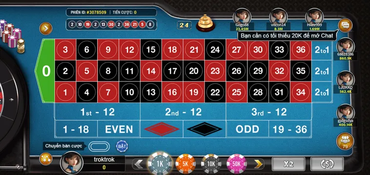 Chinh Phục Siêu Phẩm Game Nhanh Hầu Vương Roulette Tại VaoBet Với Tỷ Lệ Thưởng Lớn