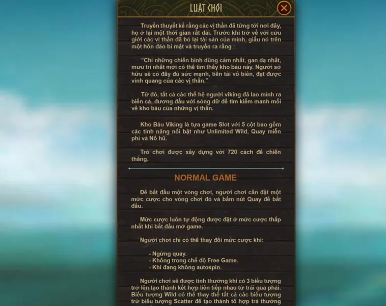 Trải Nghiệm Slot Game Kho Báu Viking Tại VaoBet Với Tỷ Lệ Thắng Siêu Khủng