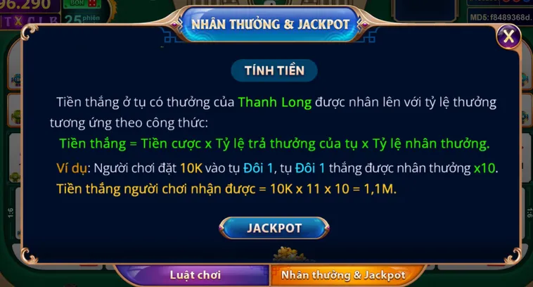 Table Game Sicbo Ngũ Long Tại VaoBet Săn Kho Báu Xúc Xắc Đỉnh Cao