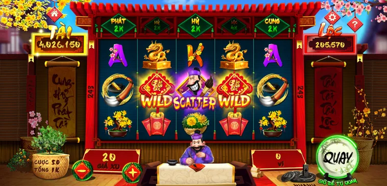Trải Nghiệm Slot Game Ông Đồ Tại VaoBet Với Tỷ Lệ Thắng Siêu Khủng