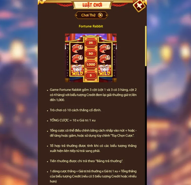 Nổ Hũ Fortune Rabbit Tại VaoBet Siêu Phẩm Quay Hũ Đẳng Cấp Thần Tài