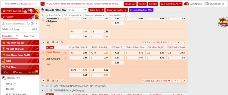 Thể Thao SABA Sports Tại VaoBet Sân Chơi Cá Cược Mô Phỏng Đỉnh Cao Nhất