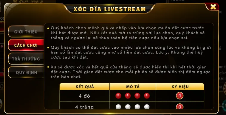 Trải Nghiệm Sôi Động Tại Xóc Đĩa Live Tại VaoBet Với Tỷ Lệ Thắng Cực Cao